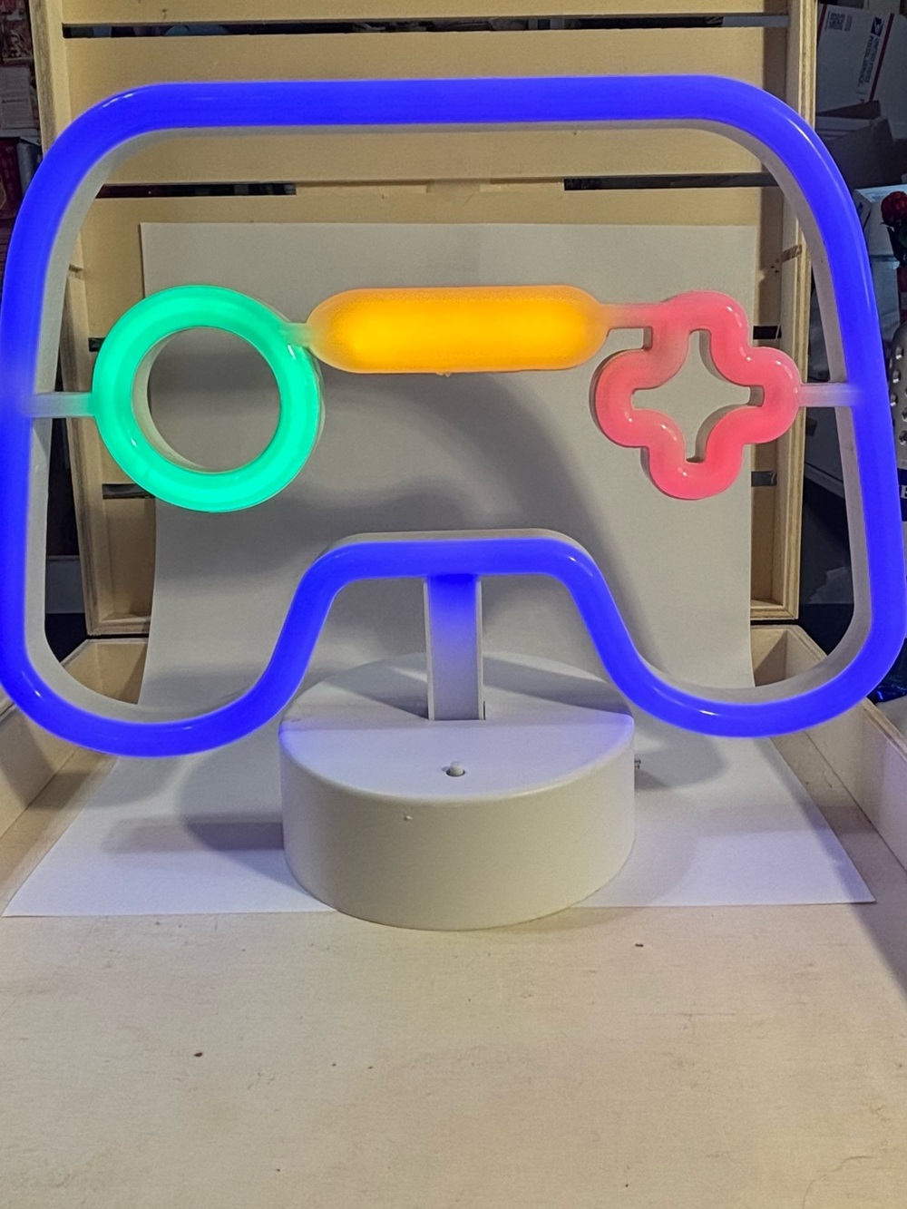 Neon Game Controller LED Accent Light - Multicolor